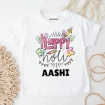 Happy Holi T-shirt Or Onesie For Cute Kids