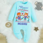 Happy Anniversary To The Cutest Couple Ever Love You To The Moon & Back Jumpsuit