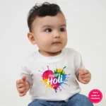 Happy Holi T-shirt Or Onesie For Babies