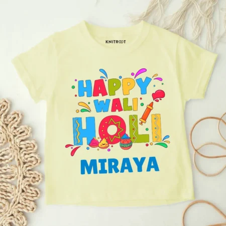 Happy Wali Holi Onesie Or T-shirt Outfit