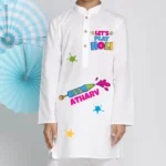 Let's Play Holi Kurta & Pajama Set For Holi Special
