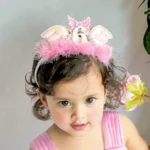 Enchanting Pink 6 Months Angel Hairband