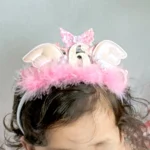 Enchanting Pink 6 Months Angel Hairband