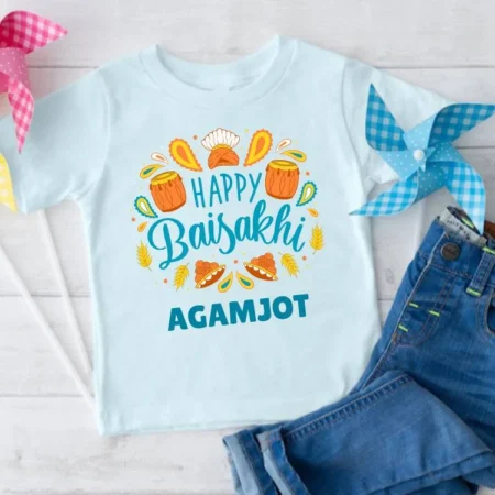 Happy Baisakhi Outfit For Kids