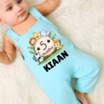 Five Months Cute Animal Theme Dungaree