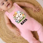 Six Months Cute Animal Theme Dungaree