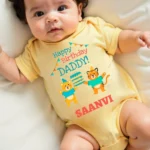 Happy 1st Birthday With Me Daddy! Cute Animal Theme Onesie & T-shirt