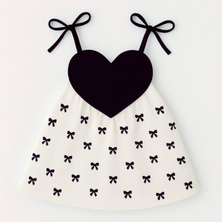 Monochrome Charm Dress