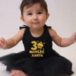 Three Months Cupcake Tutu Onesie