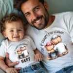Our 1st Father's Day Together Combo T-shirt