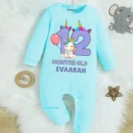 Twelve Months Unicorn Jumpsuit Outfit