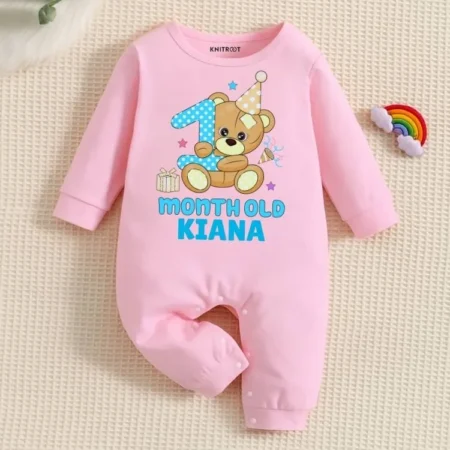 Milestone Magic – 1 Month Custom Jumpsuit