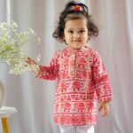 Festive Folk Tales Kurta Pajama For Kids