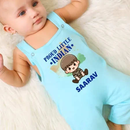 Proud Little Indian Cute Dungaree Outfit