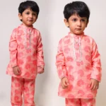 Peach Petal Charm Kurta set