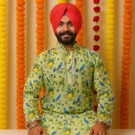 Lime Garden Grace Kurta For Adult