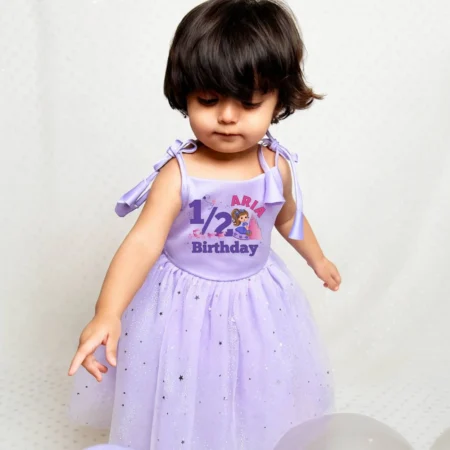 Half Birthday Lavender Dress
