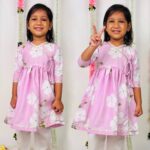Petal Dreams Lavender Frock Set