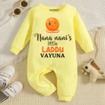 Nana-Nani's Little Laddu baby jumpsuit