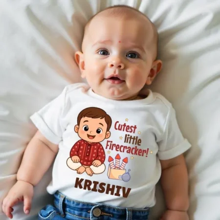Cutest Little Firecracker  Onesie Or T-shirt Outfit