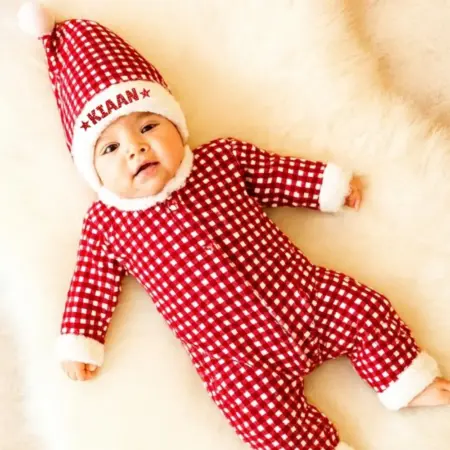 Merry Snuggles Baby Christmas Outfit