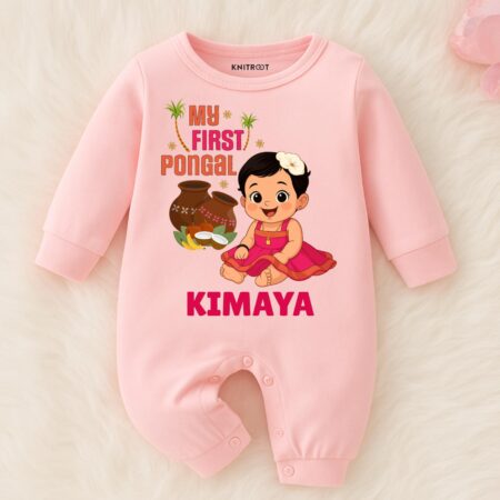 My First Pongal Girl Jumpsuit