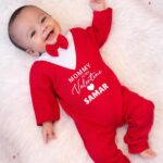 Mommy Is My Valentine Red Jumpsuit