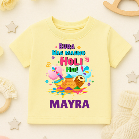 Bura Na Mano Holi Hai Onesie Or T-shirt Outfit