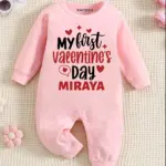 My First Valentine's Day Jumpsuit For Kids