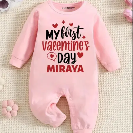 My First Valentine's Day Jumpsuit For Kids