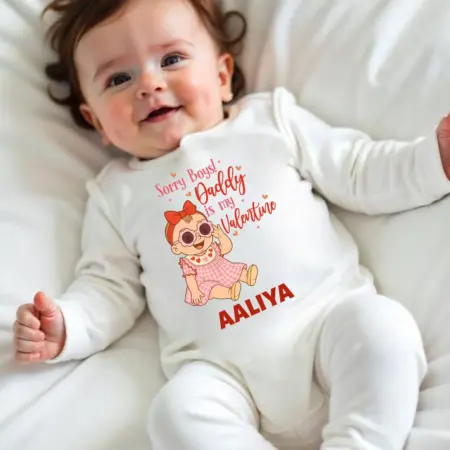 Sorry Boys Daddy Is My Valentine Jumpsuit