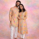 Rainbow Splash Print Outfit for Adults