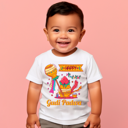 Happy Gudipadwa Baby Tshirt