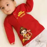Mini Hanuman Kurta Pajama Set