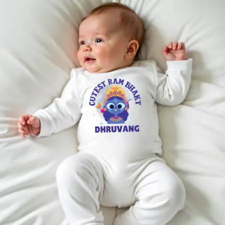 Cutest Ram Bhakt Jumpsuit For Kid