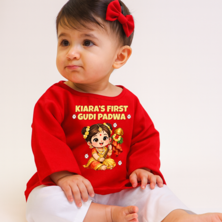 First Gudi Padwa Girls Kurta