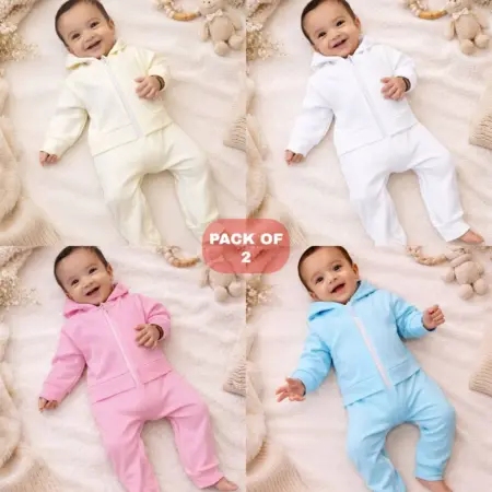 MiniZip Baby Jumpsuit Set (Pack of 2)