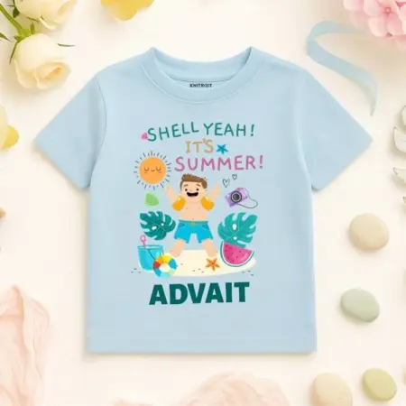 Shell Yeah! It's Summer Boy Onesie Or T-shirt