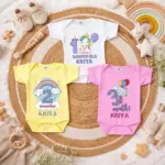 Infant Monthly Milestone Pack of 3 Onesie Set