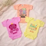 Little Princess & Milestone Theme Baby Onesie Combo