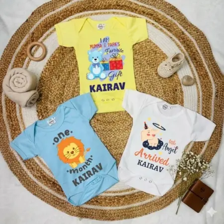 Cute Newborn Baby Onesie Combo Set
