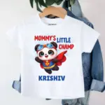 Mommy's Little Champ T-shirt For Cute Ones