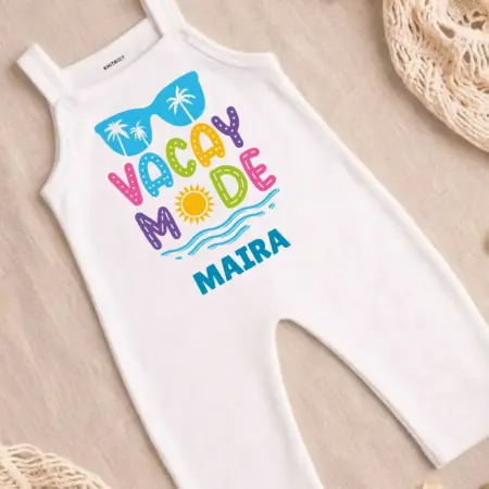 Vacay Mode Dungaree Outfit