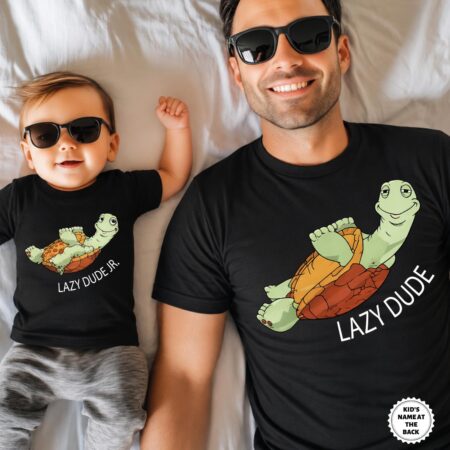 Lazy Dude & Lay Dude Jr. Father & Kid Combo